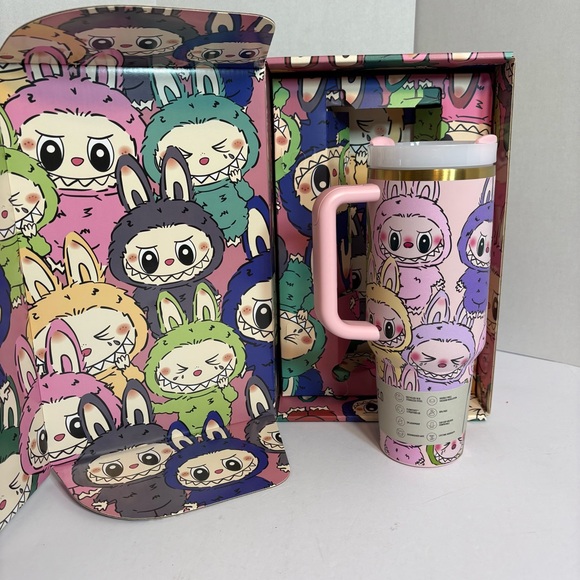 Stanley x LoveShackFancy x Labubu Quencher H2.0 40oz Tumbler w/ Box & Pouch - Picture 1 of 5